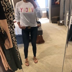 Vacay sweatshirt size small and grey T-shirt